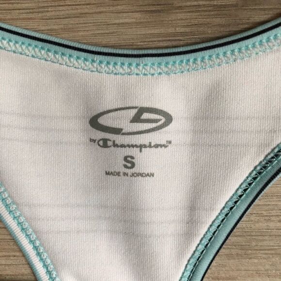 Champion Striped Racerback Tank Top Size S - Picture 2 of 3